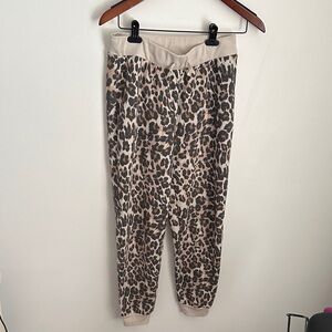 BP Cream and Brown Patterned Pants